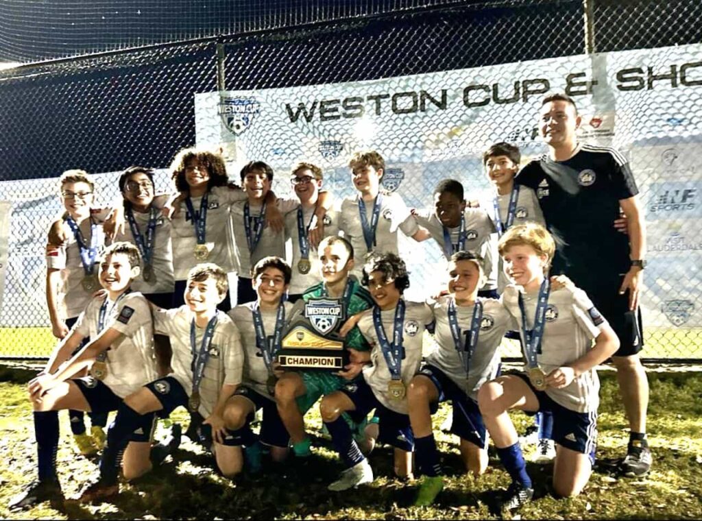 B2011 Blue Weston Cup Champions